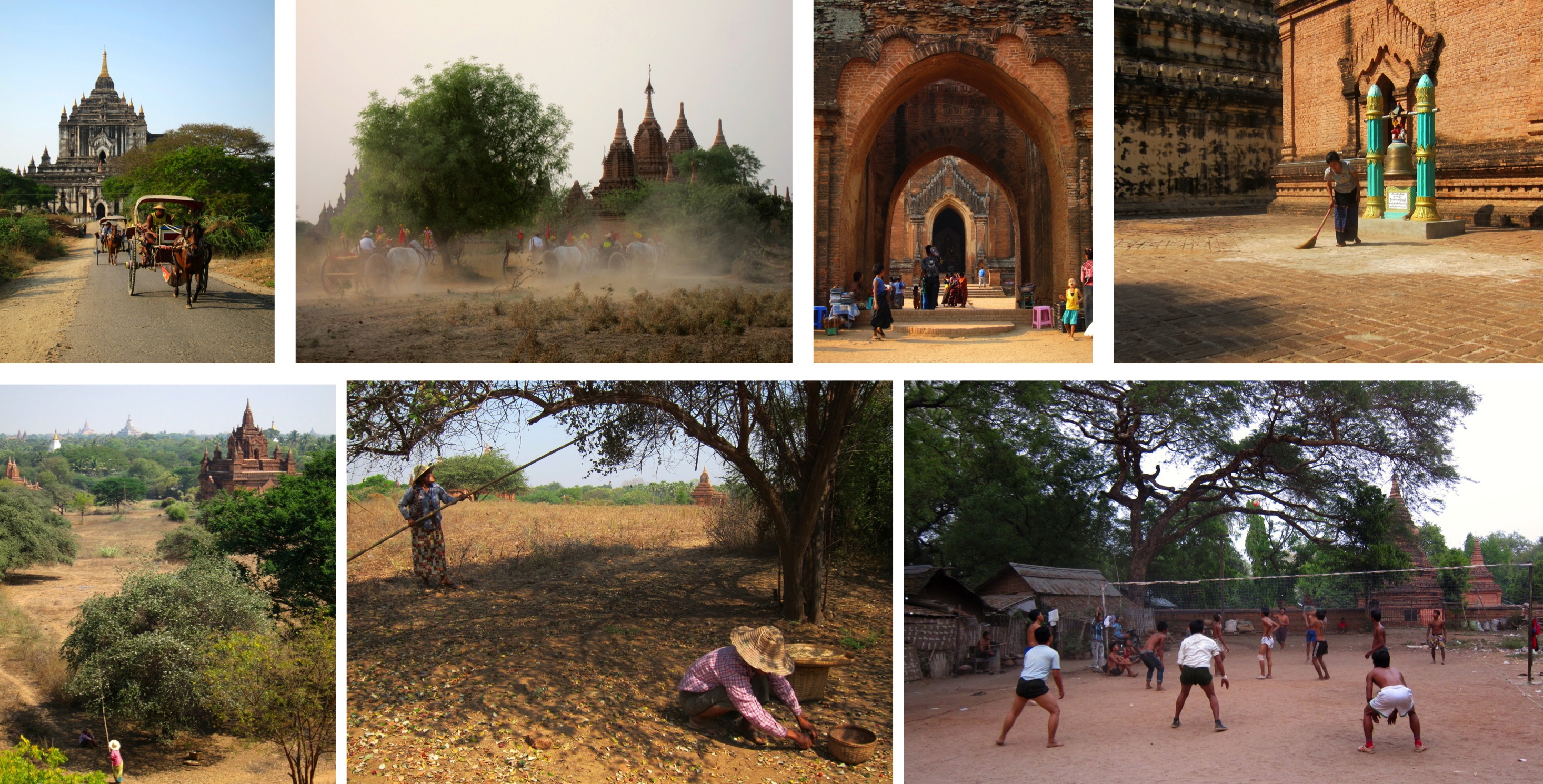 La vie à Bagan 